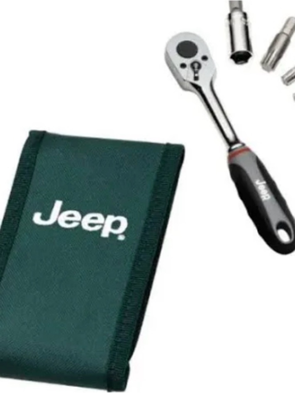 Jeep Green Tool Pouch with Ratchet
